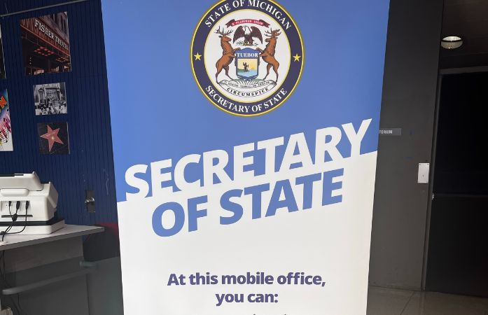  Secretary of State Mobile Unit banner